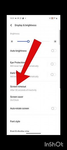How To Change Auto Lock Time Screen Timeout | Screen Off Timeout Kaise Badhaye #android #viralshort