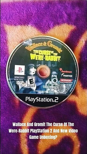 Wallace And Gromit The Curse Of The Were-Rabbit PlayStation 2 And New Video Game Unboxing? 🎮🥕🐰🐇🌕🌙🌑