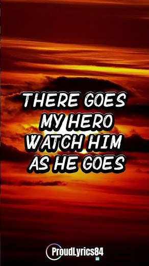 Foo Fighters | My Hero | Lyrics