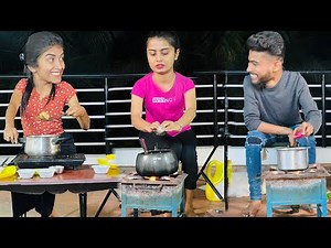 COOKING CHALLENGE With |Nisha & Vinod| 😂 #madhugowda #nikhilnisha