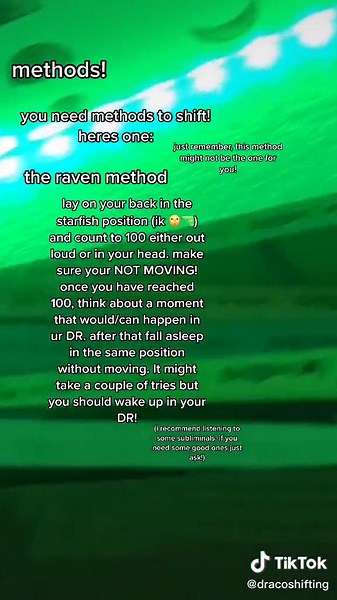 how to shift + draco on TikTok