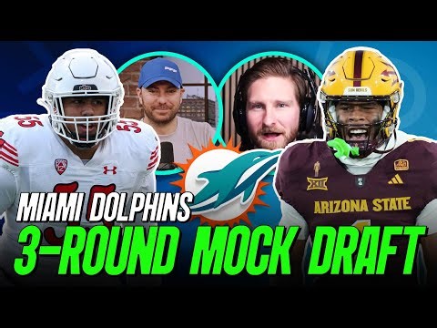 Miami Dolphins 3 Round Mock Draft | PFF