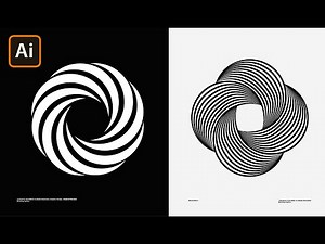 Transform Abstract Design in Adobe Illustrator | Blend Tool, Geometric | Graphic Design