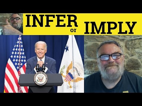 🔵 Infer or Imply Meaning - Imply vs Infer Definition - Infer and Imply Defined - Imply vs Infer
