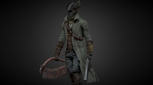 Old Hunter - Game Character - Download Free 3D model by Blue Spirit (@Blue-Spirit)