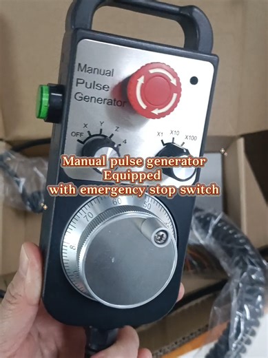 #cnc #electronhandwheel #electronhandwheel #mpg #manualpulsegenerator manual pulse generator with emergency stop