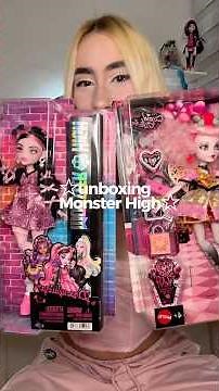 Unboxing Monster High G3 💖 ¿Cuál fue tu favorita? #monsterhigh #monsterhighg3 #dolls