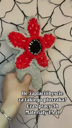 Custom Demogorgon Plushie: Crochet Your Favorite Character