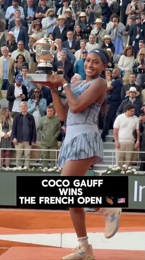 Coco Gauff Wins the French Open! 🎾🇺🇸 (via ‪@Houseofhighlights‬ & ‪@BleacherReport‬ )