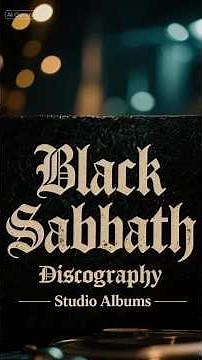 Black Sabbath Album Discography