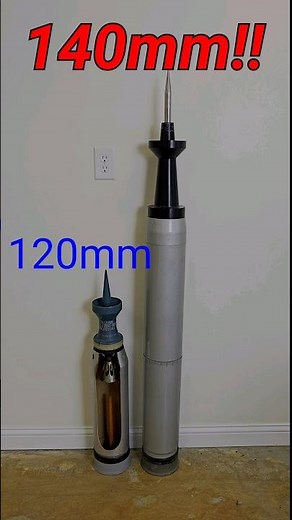 ULTIMATE TANK KILLER AMMO!! 140mm APFSDS "Thumper" vs 120mm Abrams Round #unboxing #military #bullet