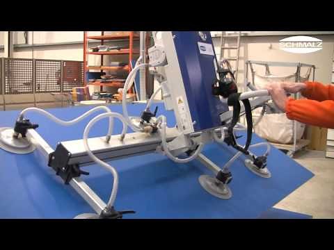 Vacuum Lifting Device VacuMaster Basic for Swivelling Wooden Sheets by 90 Degrees | Schmalz