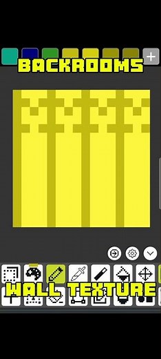 Making textures for my backrooms. #minecraft #foryou #gaming #backrooms #texturemaking