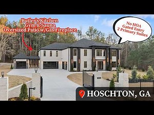 Living In Hoschton, GA | Modern New Construction | 2 Primary Suites | Home Tour | Atlanta New Homes