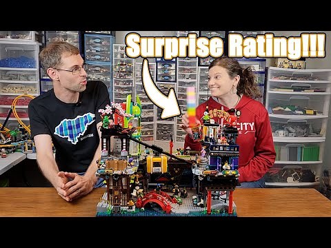 Reviewing the Biggest Lego Ninjago Set Ever!!! | Ninjago City Markets (71799)