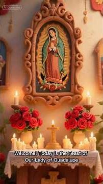 💙🌹December 12th - The Feast of Our Lady of Guadalupe🌹💙