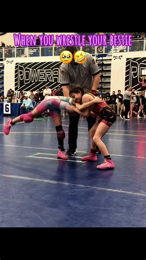 #wrestling my friend again..truly one of the hardest aspects of the sport! #growgirlswrestling #girlpower #powerade #🤼‍♀️