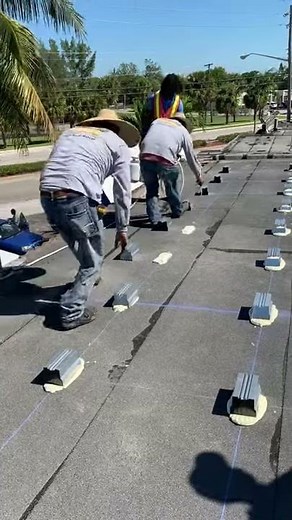 Solar Stack Flat Deck Installation