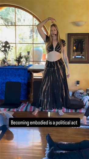 Larinda Michelle | Tantric Practitioner and Facilitator | We are being trained to live in our heads. Shorter attention spans. Faster reactions. More outrage. More distraction. The system benefits... | Instagram