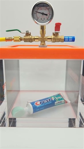 Vacuum vs Toothpaste - See what happens?