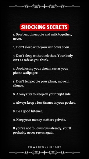 SHOCKING SECRETS | Power library