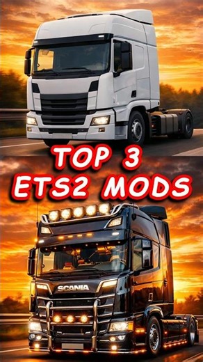Top 3 Steam Mods for Euro Truck Simulator 2 🔥#ets2