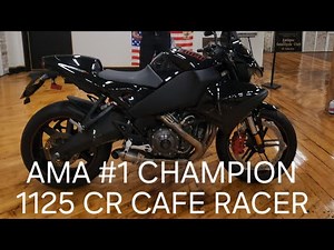 BUELL 1125CR CAFE RACER 2009 A.M.A. 🏆 SUPERSPORT CHAMPION
