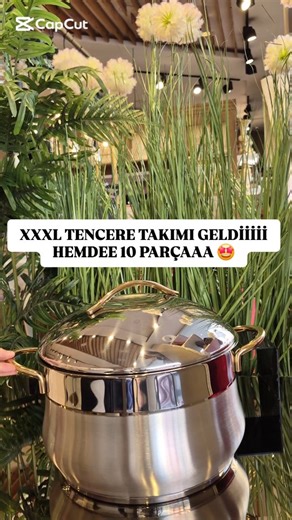 ULU ÇEYİZ on Instagram: "🎉 ÖZLİFE 10 PARÇA ÇELİK TENCERE TAKIMII 🎉 EKSTRA BÜYÜK EKSTRA SAGLAM EKSTRA KALİTELİİİ 💫 7000 TL YERİNEEE 5499 TL 💫 💎 Tüm kredi kartlarına peşin fiyatına taksit imkânı! 💎 Açık hesap ve 10 aya kadar vade seçenekleri! 💎 Türkiye’nin her yerine hızlı kargo hizmeti! 💎 1600₺ üzeri alışverişlerde kargo ücretsiz! 💎 Toplu alışverişlerde özel ücretsiz teslimat fırsatı! 20 yılı aşkın tecrübemizle, her detayı özenle seçilmiş ürünlerimizi siz değerli misafirlerimize sunmak