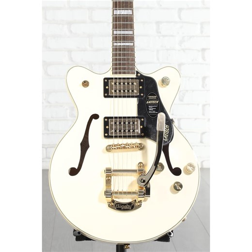 Gretsch G2655TG Streamliner Center Block Jr. Double-Cut Electric Guitar - Vintage White