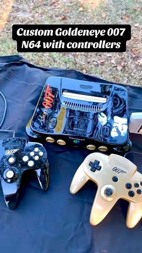 Paint was shaken, not stirred😂 #nintendo64 #n64 #goldeneye64 #GoldenEye007 #jamesbond #retrogaming #nes #NINTENDO #snes #gamecube #90sthrowback #classicgaming | Custom Nes Guy