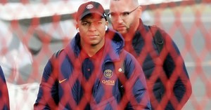First pictures of Kylian Mbappe in Newcastle as star-studded PSG squad jet in