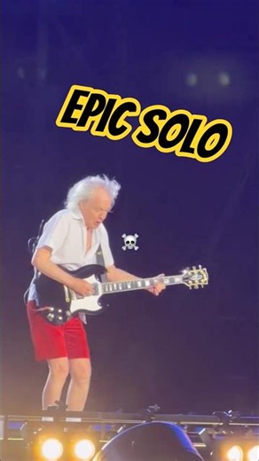 AC/DC's Angus Young stole the show in San Antonio with this insane solo! ⚡ #ACDC #AngusYoung