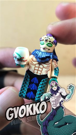 lego demon slayer | gyokko | minifigures lego unofficial #lego #demonslayer #shorts