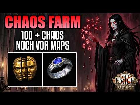 Rogue Harbor Chaos Farm - 100+ Chaos noch vor MAPs | Path of Exile 2.28 Mirage