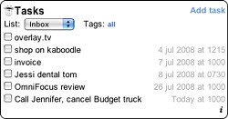 Dashboard widget: Remember the Moof for Remember the Milk