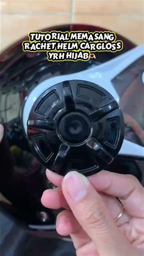 TUTORIAL MEMASANG RACHET HELM CARGLOSS YRH #helmcargloss #carglossyrh #helmcarglossyrh #helmsni
