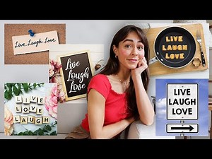 How Live Laugh Love Became The Most Meme’d Home Decor | Iconic Objects With ‪@Caroline_Winkler‬