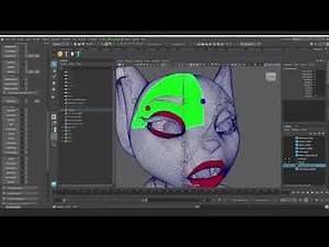 Rigging with Advanced Skeleton - Part 50 - Fitting lips, eyebrows and forehead