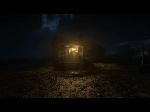 Night Rain and Thunder Ambience for Sleeping Fast and Stress Relief