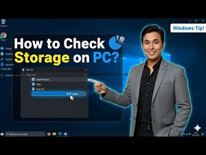 How to check Storage on PC?