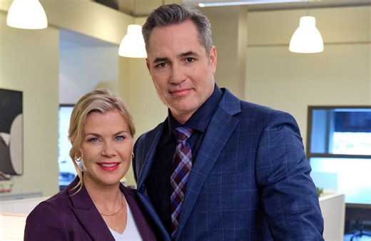 Alison Sweeney & Victor Webster Investigate In One Bad Apple: A Hannah Swensen Mystery
