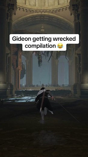 More gideon getting wrecked 😂 Had to change up clips to post again #eldenring #eldenringhype #eldenringmeme #grandcloud #gaming #eldenringdlc #shadowoftheerdtree #fromsoftware #soulsborne