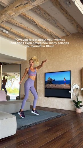 Pamela Reif on Instagram: "working out is literally a blessing 👀🫱🏽‍🫲🏼 I know it’s sometimes hard to find the motivation to start… but trust me, AS SOON AS I START, everything gets better 🤪🤓 and burning calories becomes so secondary!! I know that’s „the reason“ for some out there but very soon the endorphin-rush, the self-confidence and the positive impact on the rest of your day is way more important ♥️♥️ What do you work out for? Vote below!! PS: that’s my ‚10min Monster Cardio‘ video 🥰