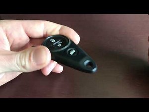 How to open a Subaru Key Fob