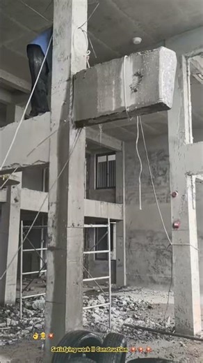 Safety method of cutting concrete block 🔱💥 - Use wire cutting concrete