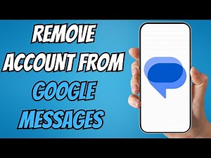 How To Remove or Sign Out Google Account from Messages App | Easy Android Guide