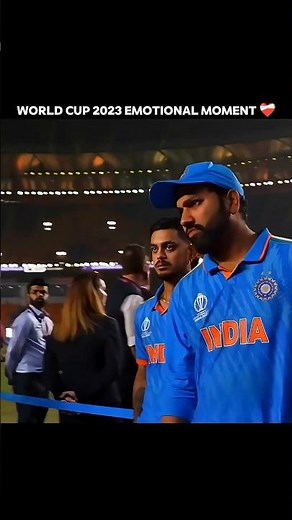 World Cup 2023 Emotional Moment 😢 India vs Australia Final | #cricket #shorts #trending