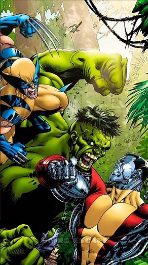 Wolverine Forces Colossus To Fight The Hulk 🤯