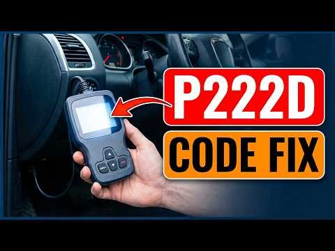 How To Fix P222D Code - Barometric Pressure Sensor B High - BAP Sensor Issues