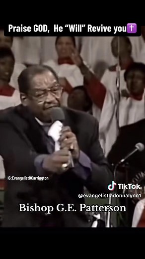 "Praise God, He Will Revive You" Bishop G.E. Patterson | Darrell West